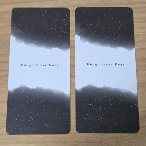 Bungo Stray Dogs Akutagawa Atsushi Chuuya Dazai card texts for sale.