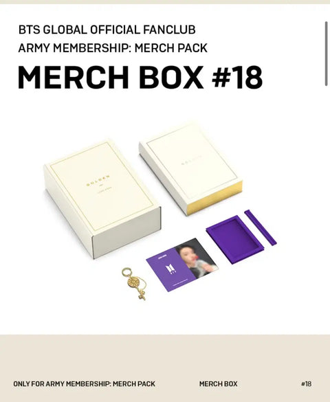 BTS Merch Box 18 Jungkook Jk