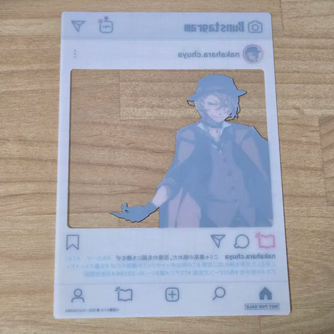 Selling Bungo Stray Dogs Chuuya original photo card.