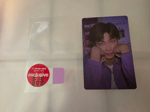 BTS PTWTD (Permission to Dance) US Target EXCLUSIVE RM Photocard