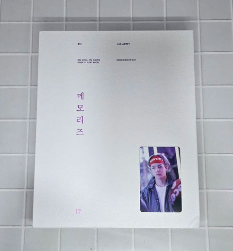 BTS 17 Memories DVD V Photocard included bts poca