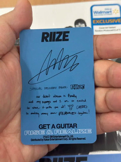 Rise Get a Guitar US Amazon version photocard Anton transfer