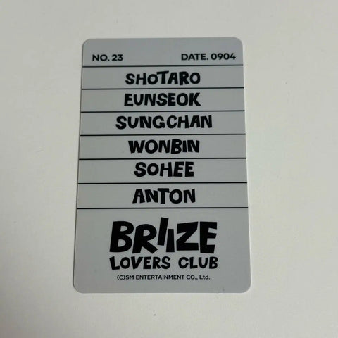 Rise Pop-up Fan & Wonbin ID Card