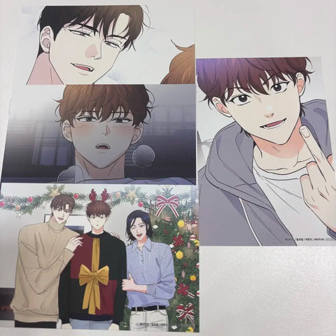 Mufun Part-time Partner Postcard 4-Piece Set Transfer