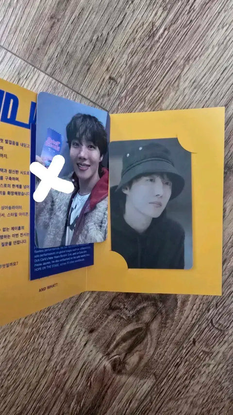 J-Hope Exhibition Photocard Exhibition And What Entrance Photocard Random Photocard