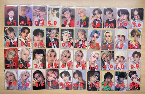 Thẻ ảnh Stray Kids Felix Hyunjin Lee Know IN Phiên bản đặc biệt chưa phát hành của Lotte Benefit Ateez Nepacic Magic School Fan Meeting Stay Zone