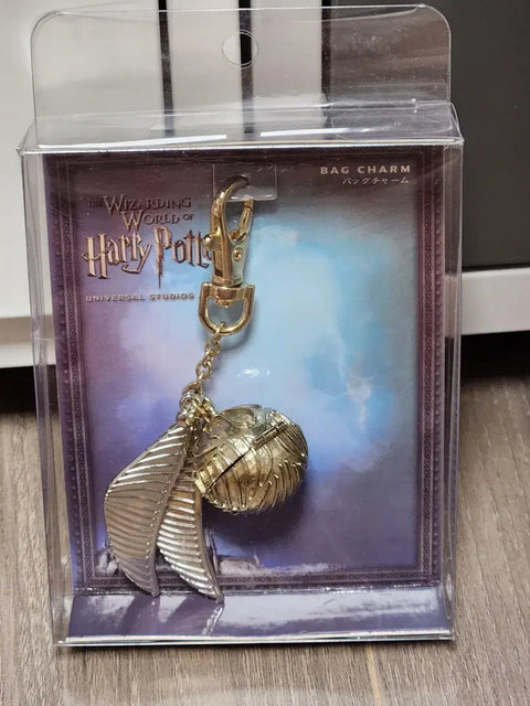 Móc khóa túi đựng trái Snitch vàng của Harry Potter