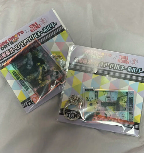 Sakamoto Days Tower Records Famous Scene Acrylic Keyholder