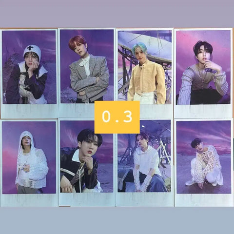Stray Kids rock pre-order benefit Polaroid SKZ album photocard OT8