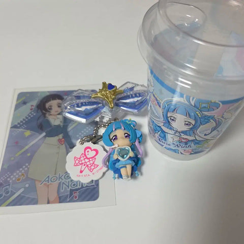 Cure Wink Idol Precure Kimipuri Kirarun Gacha Mascot Figure Poca