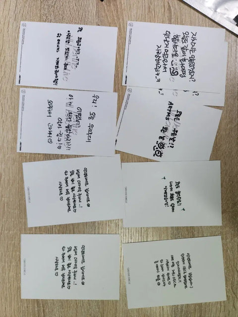 ARTMS workshop postcards, all together