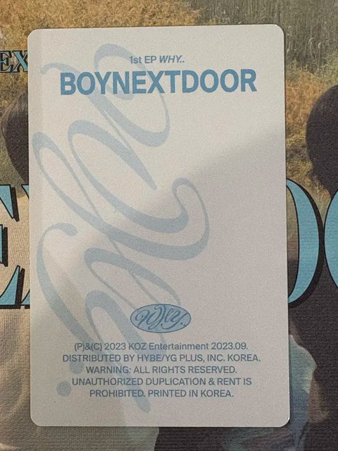 BOYNEXTDOOR Wine Taesan