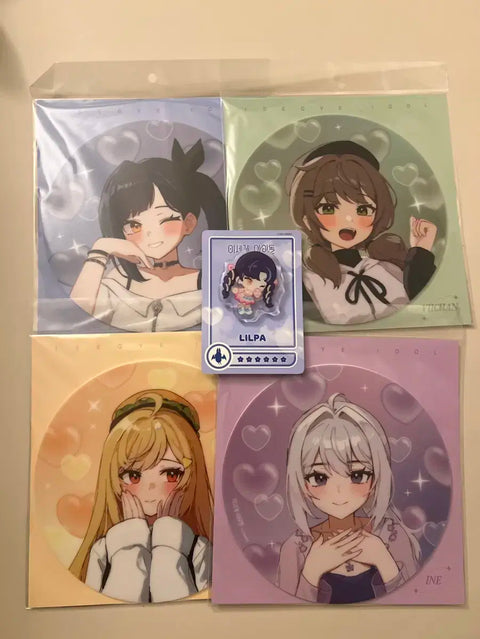 Unopened) Isegye Idol Isepop Pop-up Mouse Pad Grip Tok 5 Piece Set (Set Price)