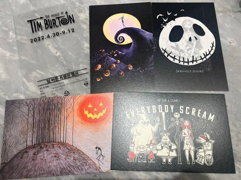 Tim Burton Special Exhibition, The Nightmare Before Christmas Movie Postcard