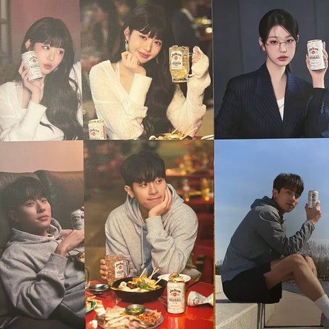 Jim Beam Jang Wonyoung Park Jungmin Photo Postcard Photocard