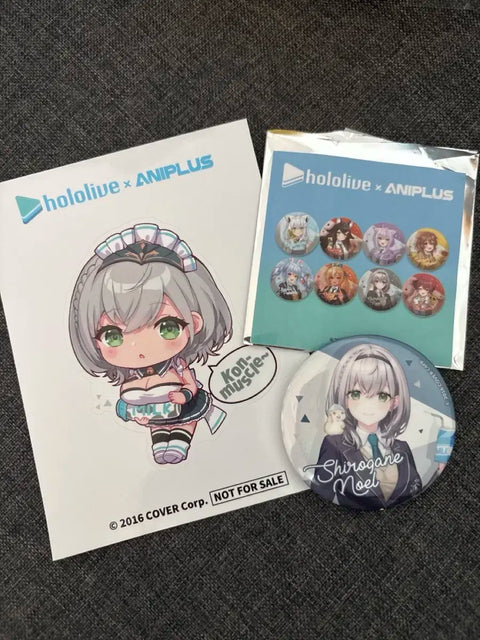 Aniplus Hololive Can Badge Noel