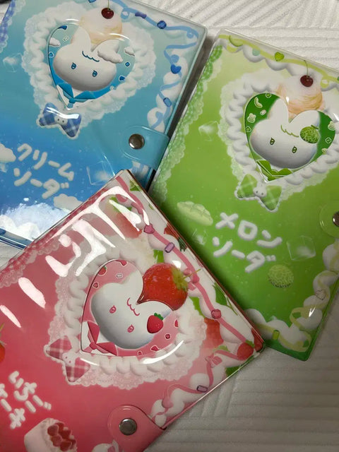 Rabbit Guardian's Photocard Binder - Strawberry, Melon, Soda