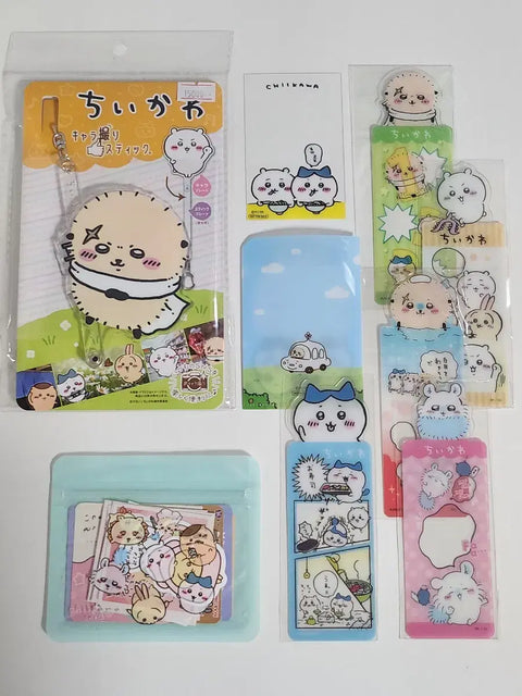 Chiikawa, Rakko photostick, acrylic bookmark, etc. - lot
