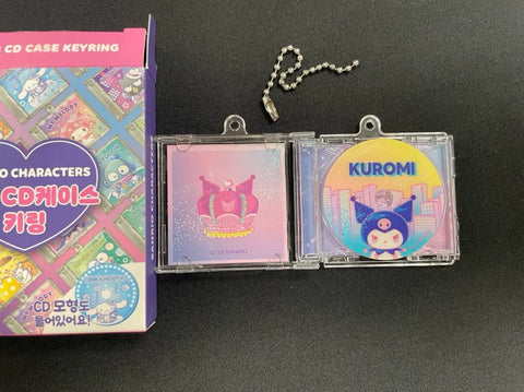 Sanrio Random CD Case Keychain Kuromi