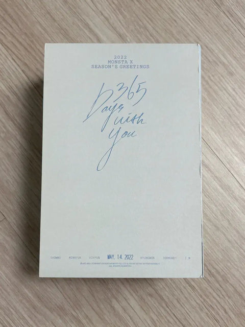 MONSTA X 2022 Season's Greetings Daily Calendar Collection