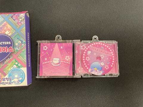 Sanrio Random CD Case Keychain Tuxedosam Tuxsam