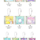 Sanrio Random CD Case Keychain Tuxedosam Tuxsam