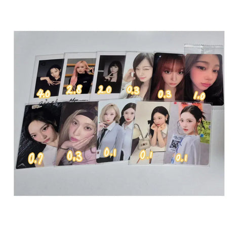 aespa photocard rare transfer Guangzhou polaroid KMS IZONE signed Karina Winter Ningning Giselle entry