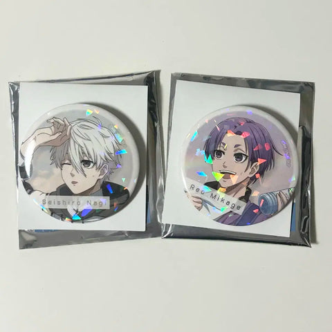 Batch Blue Lock Nostalgia Nagi Leo Hologram Can Badge