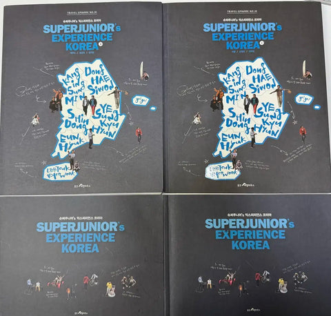 Super Junior Experience Korea Book Volumes 1 and 2