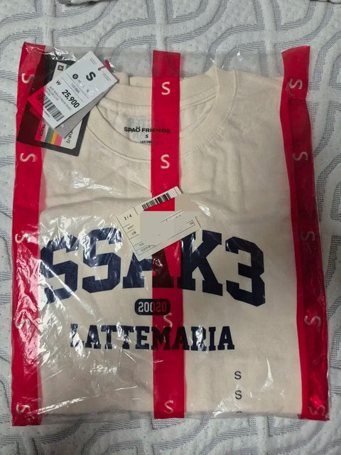 Bạn làm gì khi rảnh rỗi? Áo thun SSAK3 SPAO Collaboration màu kem chưa mở
