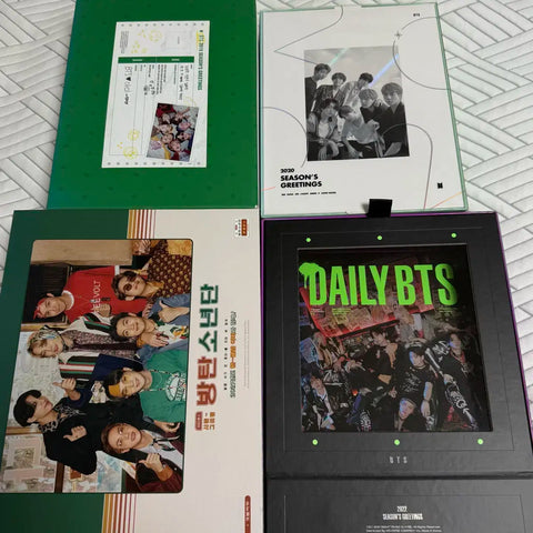 BTS Season's Greetings bulk transfer 2019 2020 2021 2022