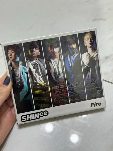 Unopened SHINee Japanese album "Fire" limited first edition with DVD