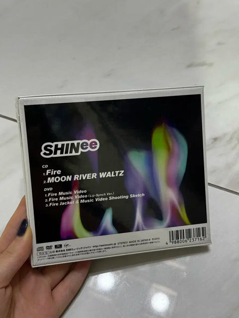 Unopened SHINee Japanese album "Fire" limited first edition with DVD