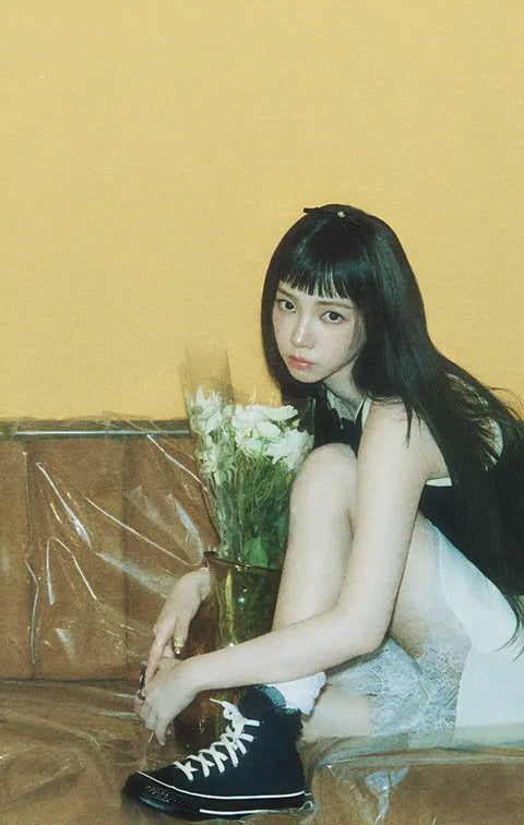 aespa Karina Converse goddess photoshoot GQ magazine transfer