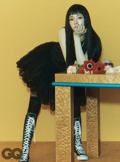 aespa Karina Converse goddess photoshoot GQ magazine transfer