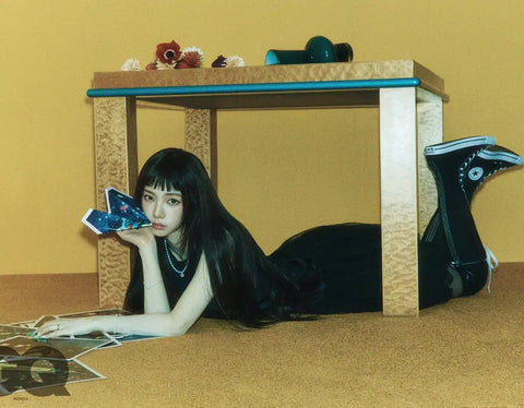aespa Karina Converse goddess photoshoot GQ magazine transfer