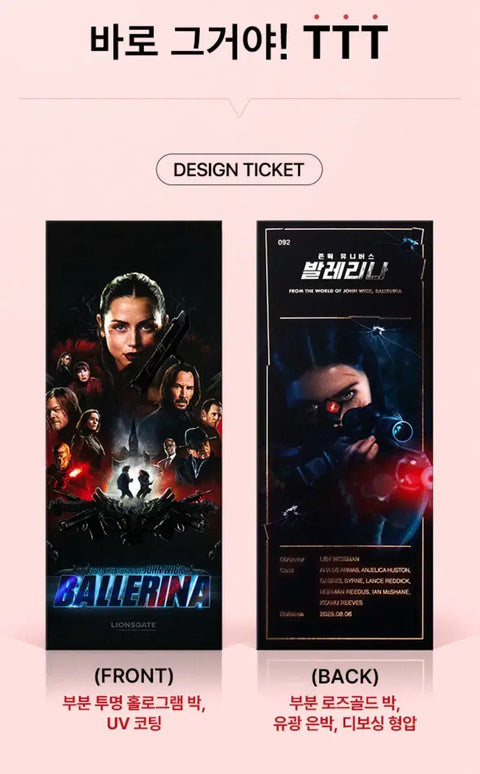 Sản phẩm mới Ballerina TTT độc quyền của CGV trong vũ trụ John Wick đang được bán.