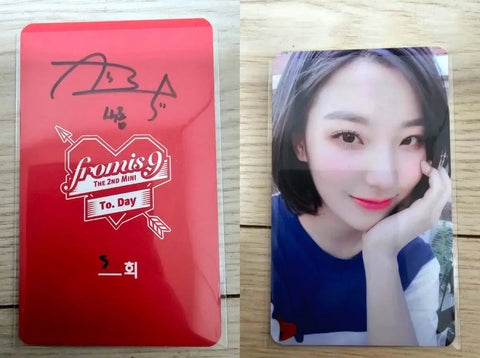 Selling Promise Nine (fromis_9) Lee Sae-rom fansign event, Today's 5th round.