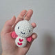 Boneca Woonhak, Woonagi knitted keychain