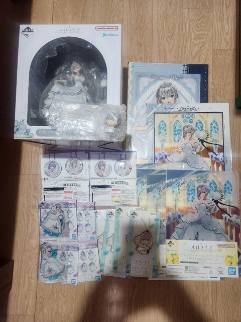 Hololive Wedding Kuji Shirogane Noel Goods Bundle