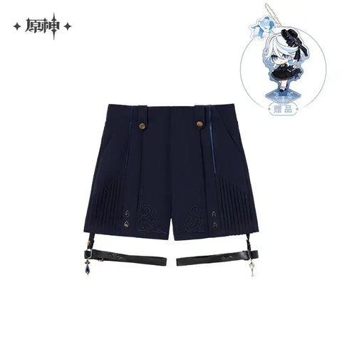 Genshin Impact Furina Theme Series High Waist Uniform Shorts