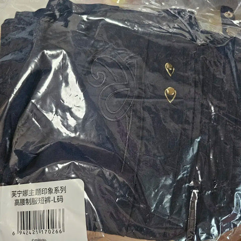 Genshin Impact Furina Theme Series High Waist Uniform Shorts