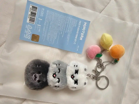 SEVENTEEN Jun open/close/sleep keyring