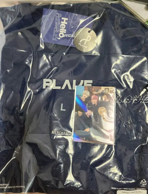 Unopened PLAVE Fan Concert Blue T-shirt L + Big Photocard
