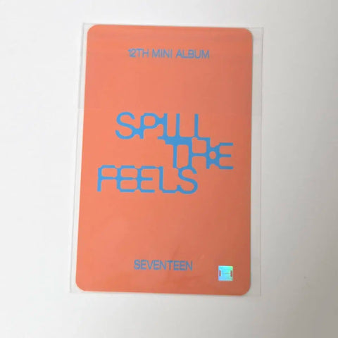 Seventeen spill the feels Withmuu Lucky Draw Jeonghan unopened