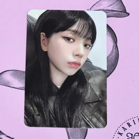 Selling aespa Karina photocard. Karina photocard, unreleased, benefit, My World drama.