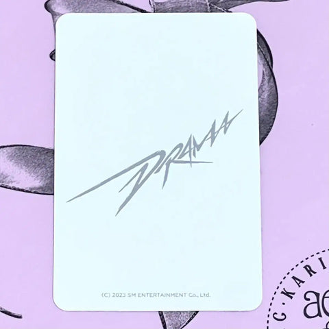 Selling aespa Karina photocard. Karina photocard, unreleased, benefit, My World drama.