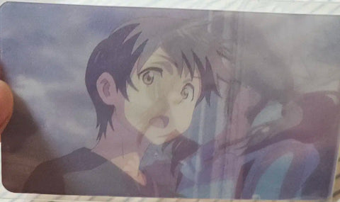 Shinkai Makoto Pop-up Weathering with You Hologram Card Unopened