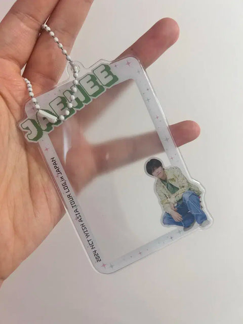 NCT WISH Jaehee Japan Tour Day Tour Photocard Holder Keyring
