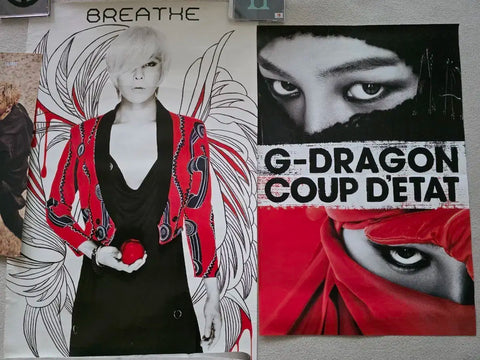 Poster quảng cáo cho album "Coup d'Etat Heartbreaker" của G-Dragon